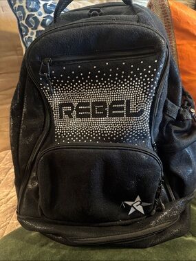 rebels Black Rhinestone